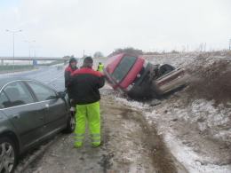 Karambol na autostradzie